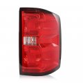 Tail Lights Assembly W O Bulbs For 2014-2019 Chevy Silverado 2015-2019 Gmc Sierra Lamp Passenger Side Red Lens 