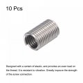 Uxcell Wire Thread Inserts 3 8-16 Unc 2 5d 304 Stainless Steel Helical Type Coiled Screw Repair Threaded Sleeve Sheath 10pcs