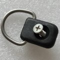 Zcargel 4 Pieces D-rings For Boats Kayak Fishing Rigging-rings With Screws Canoes D Buckle D Ring Paddle Rings Stainless Steel