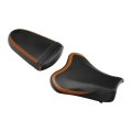 Tcmt Black Brown Rider Driver Passenger Seat Pillion Fit For Suzuki Gsxr1000 2005-06