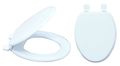 Ez-flo 65907 Wood Toilet Seat With Lid 