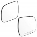 Ocpty Driver Side And Passenger Mirror Glass Replacement Fit For 2011-2014 Toyota Sienna With Heating Chrome Rm72553-12pla-aut