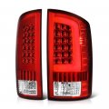 Oled Neon Tube Tail Light Lamp For 2002-2006 Dodge Ram 1500 2500 3500 Rosso Red Lens Driver Passenger Side 