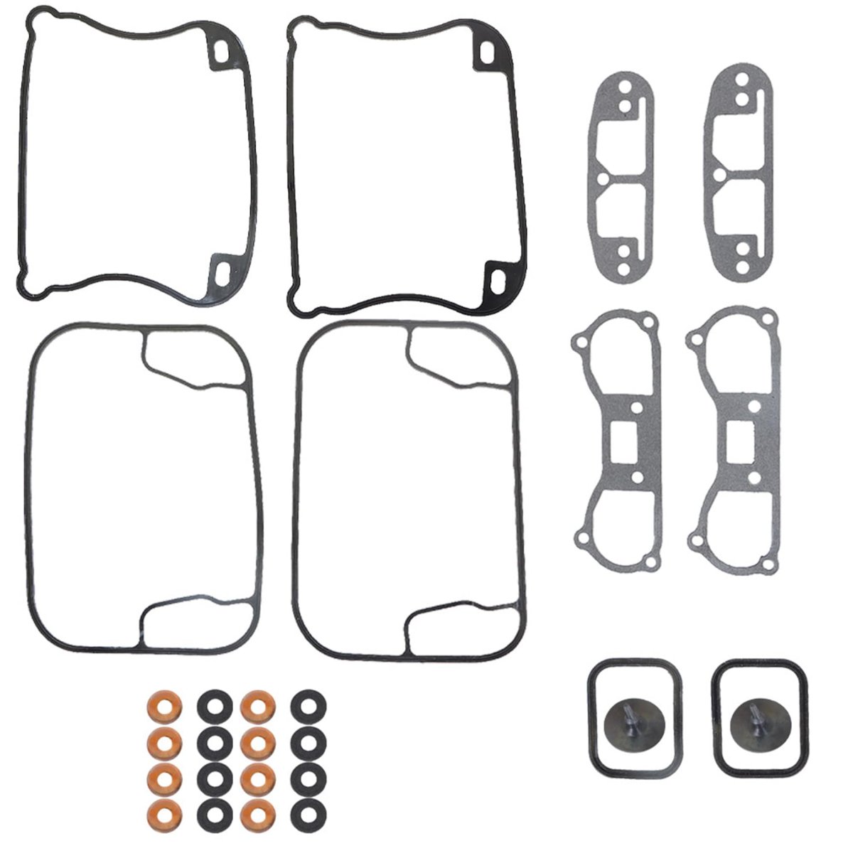 Motorcycle Full Rocker Box Gasket Kit Steel Base Gaskets Replacement For 1340cc Evolution Big Twin 1992-1999