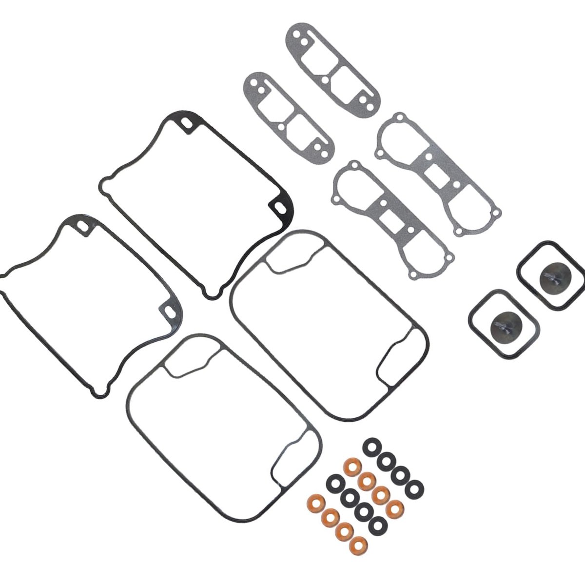 Motorcycle Full Rocker Box Gasket Kit Steel Base Gaskets Replacement For 1340cc Evolution Big Twin 1992-1999