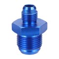 6an-10an Male Fuel Fitting Fit 9 16-18 Unf 5 8 Hole 1 65 Length Aluminum Straight Union Coupler Connector Hose Adapter For 