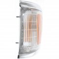 Toyota Pickup 4wd 1992 1995 Park Cornering Light Assembly Driver Side Chrome To2520129 81620-35120 Amber And Clear Lens 