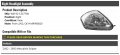 Right Passenger Side Headlight Assembly Compatible With 2002-2005 Mitsubishi Eclipse From 2 2002 Vehicle Production