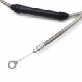 Httmt- Softail Fxstc Fxstd Fxstb Fxst Extended Cable Kit- Chrome Compatible With 14 Handlebar 2007 2009 2010 Custom Deuce Night