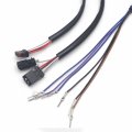 Httmt- Softail Fxstc Fxstd Fxstb Fxst Extended Cable Kit- Chrome Compatible With 14 Handlebar 2007 2009 2010 Custom Deuce Night