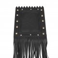 Motorcycle Leather Handlebar Tasselsa 2pcs Fringe Grip Sensora Tassel Cover Lever Universal