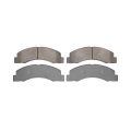 Front Brake Pads For Ford Excursion 2000 To 2005 Semi Metallic Friction 5000 Advanced Series 2 51 In Outer Pad Height 