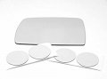03-04 Range Rover Left Driver Mirror Glass Lens W Adhesive Direct Fit-over Option For Auto-dimming Type Mirrors Mirror Does Not 
