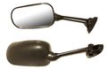 Emgo 20-69771 Matte Black Right Side Replacement Mirror For Suzuki 