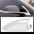 G-plus Right Side Rearview Mirror Cover Lower Silver Holder Chrome Compatible With Tesla Model 3 2017-2022 22873006