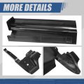 Auto Dynasty 11-pieces Factory Style Front Rear Bumper Filler Panel Kit Compatible With Cadillac Eldorado 1979-1985 Bare Black
