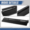 Auto Dynasty 11-pieces Factory Style Front Rear Bumper Filler Panel Kit Compatible With Cadillac Eldorado 1979-1985 Bare Black