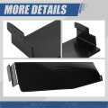 Auto Dynasty 11-pieces Factory Style Front Rear Bumper Filler Panel Kit Compatible With Cadillac Eldorado 1979-1985 Bare Black