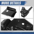 Auto Dynasty 11-pieces Factory Style Front Rear Bumper Filler Panel Kit Compatible With Cadillac Eldorado 1979-1985 Bare Black