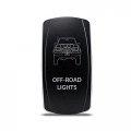Ch4x4 Rocker Switch For Toyota Land Cruiser 80 Series Off-road Lights Symbol White Led