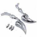 Smt-billet Alloy Teardrop Flame Custom Mirror Compatible With Yzfr1 R1 R6 Fzr600 Yzf600r B00rudw4cm