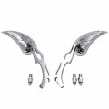 Smt-billet Alloy Teardrop Flame Custom Mirror Compatible With Yzfr1 R1 R6 Fzr600 Yzf600r B00rudw4cm