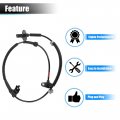 X Autohaux 1 Pcs Front Right Abs Wheel Speed Sensor For Hyundai Santa Fe 2005-2013 No 956712b100