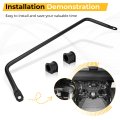 Rear Suspension Stabilizer Sway Bar For Polaris Ranger 1000 Pro Xd 2018-2024 5341248-458 5342287-458 5340278-458