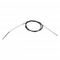 Parking Brake Cable For Dodge Dakota 2003 2004 Black Rubber Outer Sleeve With Conduit 73 74 In Length Replaces 52010288ab 