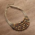 Enesco Global Vine Multi Strand Necklace 