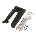 Tcmt Black Front Footrest Foot Pegs Fit For Yamaha Yzf R1 1998-2023 R1s R1m 2015-2023 R6 1999-2020 R6s 2003-2009 