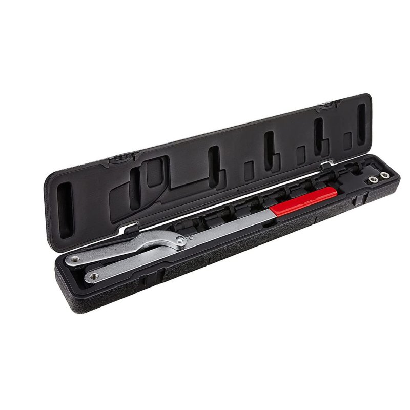 Universal Pulley Holder Spread Wrench Set With Interchangeable Pins For Camshaft And Crankshaft Pulleys 1 5 To 8 625 In Range