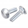 1 4-20x1 Carriage Bolt Round Head Square Neck Q235 Carbon Steel 50pcs 