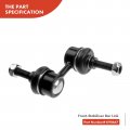 A-premium Set Of 4 Front Sway Bar Link Outer Tie Rod End Compatible With Honda Cr-v 1997-2001 Civic 1999-2000