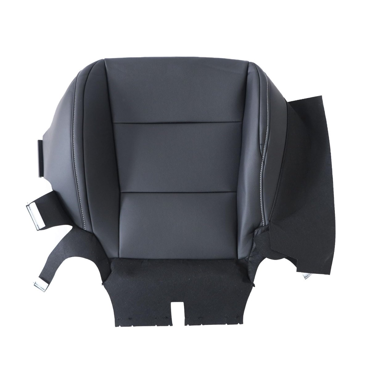 Secos Front Driver Bottom Lean Back Leather Seat Cover Black For Toyota Rav-4 Le Se Xle 2013 2014 2015 2016 2017 2018