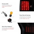 Black Smoke Full-led Tail Brake Light Housing Lamp Assembly For 2007-2013 Toyota Tundra Pickup Truck Driver And Passenger Side