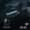 Ls08302 5pin Bigfoot Rocker Switch On-off Led Light 20a 12v Red