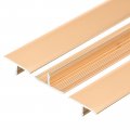 3pcs Aluminum T Molding Floor Transition Strip 35 4inch Door Tile Carpet To Tile Doorway Edge Trim Wood Vinyl Laminate 36inch X 