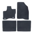 Velour Floor Mats For Ford Taurus 2010 2019 Custom Fit Car Carpets With Anti Slip Rubber Backing Set Of 4 Waterproof And Easy 
