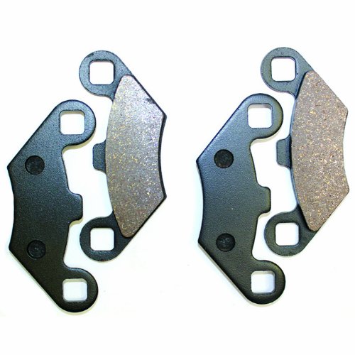 Caltric Brake Pads Compatible With Polaris Predator Tld 500 2003 2004 2005 2006 07 Front Rear Brakes Atv 