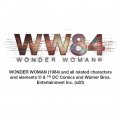 Graphics More Wonder Woman 1984 Glitchy Logo Novelty Metal Vanity Tag License Plate