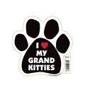 I Love Heart My Grand Kittens Pet Magnet 