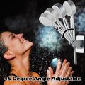 Shower Head Holder With Strong Adhesive Adjustable Handheld Wand Waterproof Wall Mount Bracket No Drilling Hose Better Than