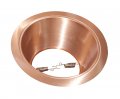 6 Copper Open Reflector Trim For Par30 R30 Line Voltage Recessed Light-fit Halo Juno