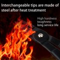 16 Snap Ring Pliers Set Heavy Duty Circlip 2 Pcs With Straight 45a And 90a Tip Attachments And Replacement Tips For Removal Of
