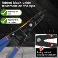 16 Snap Ring Pliers Set Heavy Duty Circlip 2 Pcs With Straight 45a And 90a Tip Attachments And Replacement Tips For Removal Of