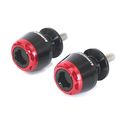 Mc Motoparts Mshine Red 8mm Cnc Swingarm Spools For Zx-10r Ninja 2011-2017 