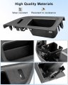 Front Left Door Window Switch Panel Bezel Trim For Toyota Yaris 2012 2013 2014 Replace 74232-52580-c0 Abs Plastic Cover
