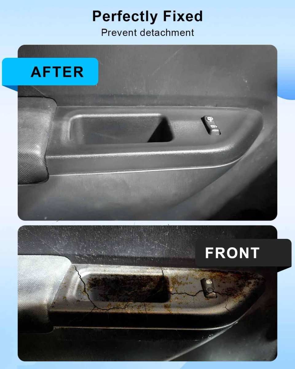 Front Left Door Window Switch Panel Bezel Trim For Toyota Yaris 2012 2013 2014 Replace 74232-52580-c0 Abs Plastic Cover