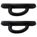 2pcs Truck Caps Rotary Latch 5423020000 Assembly Spare Parts Black Plates For Glass Doors